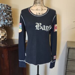 Alp N Rock Women's BLACK Long Sleeve Tee CANADA/BANFF - Size 3 (M)